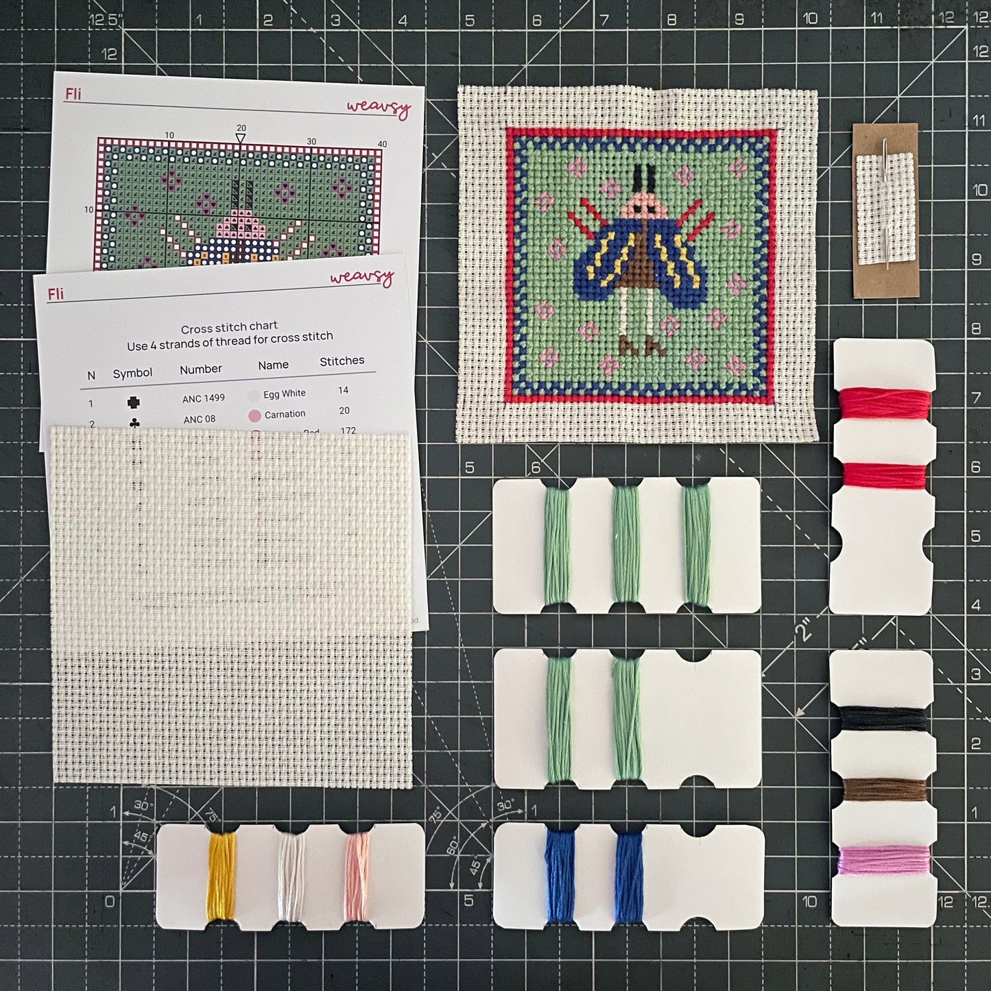 Cross Stitch Kit — Wings