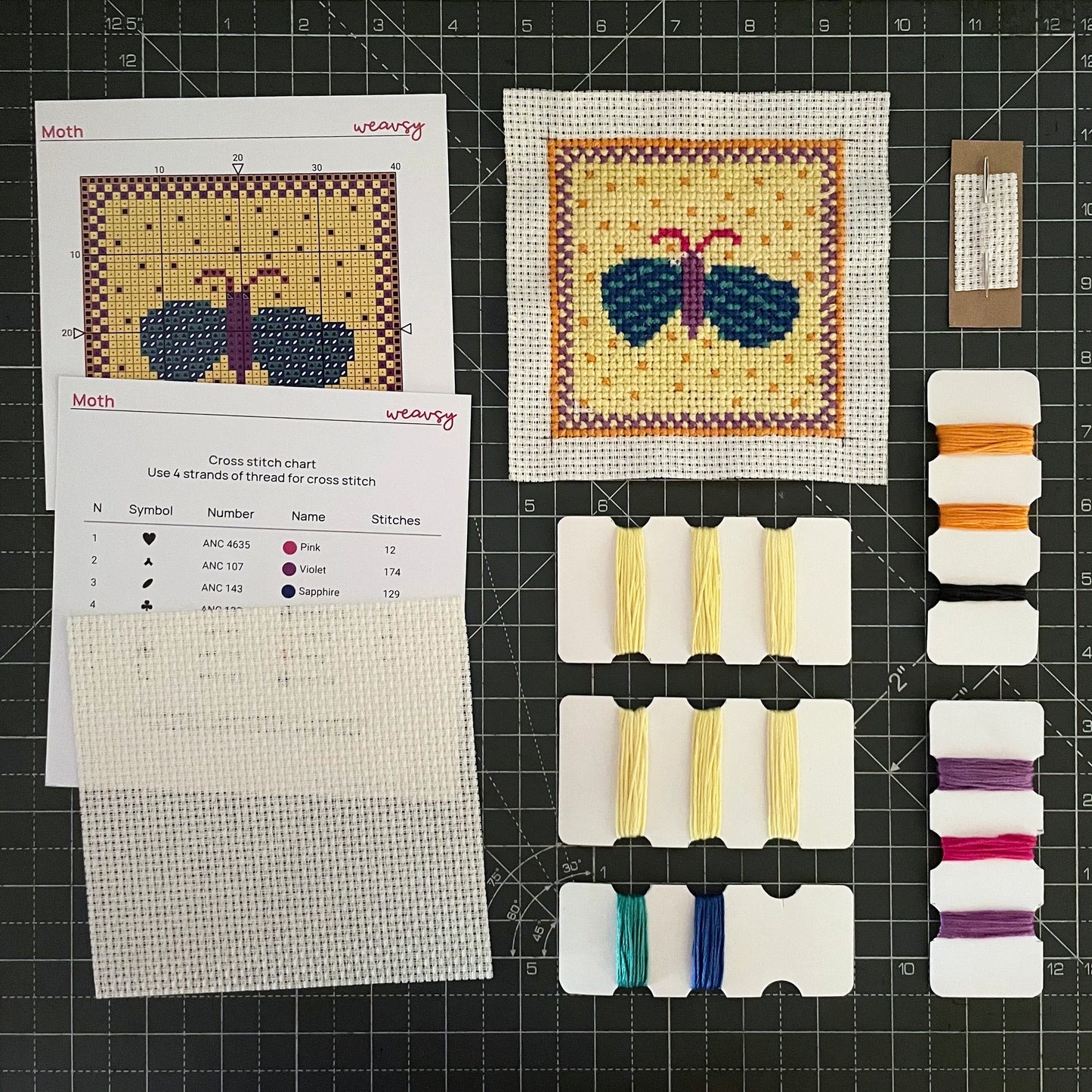Cross Stitch Kit — Wings