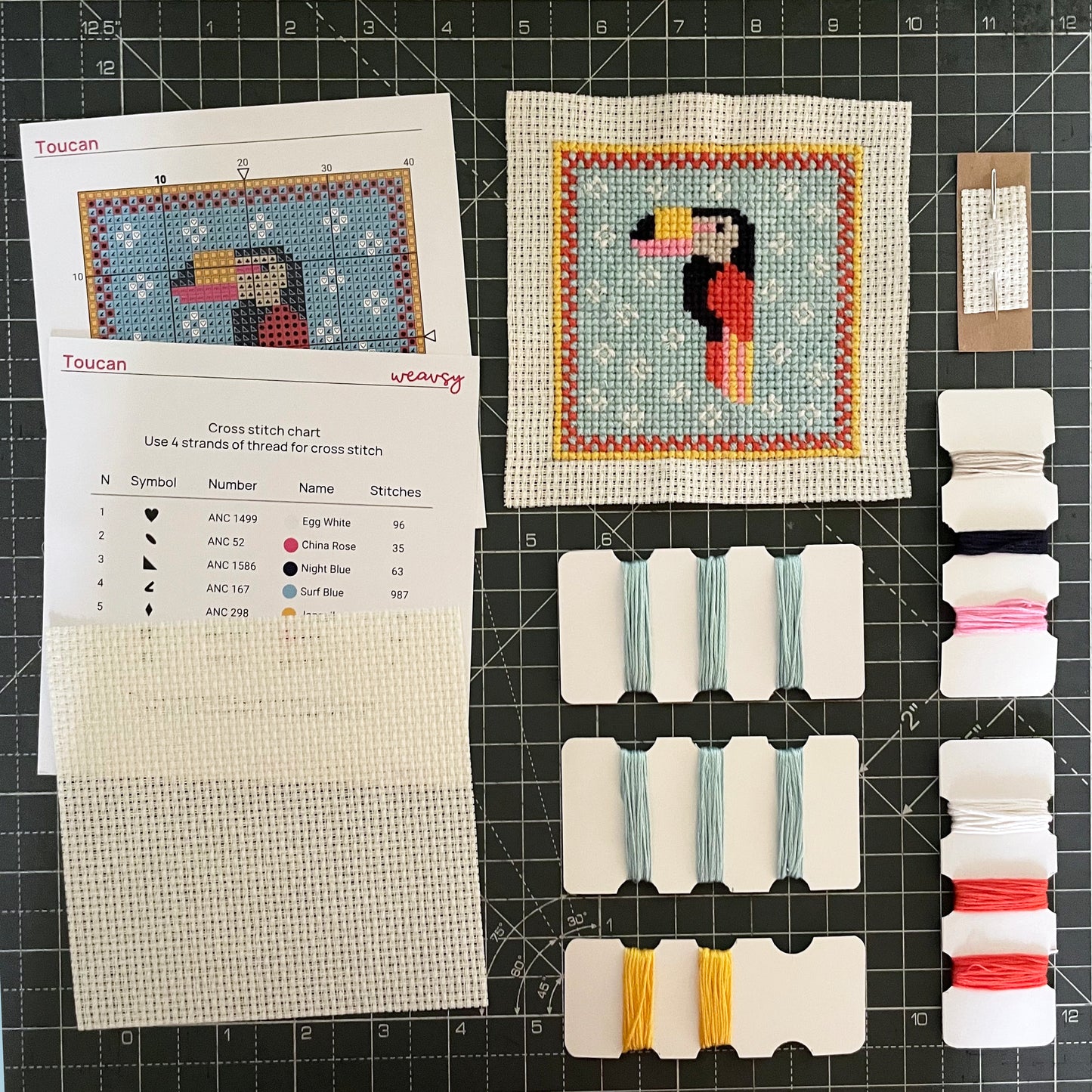 Cross Stitch Kit — Wings